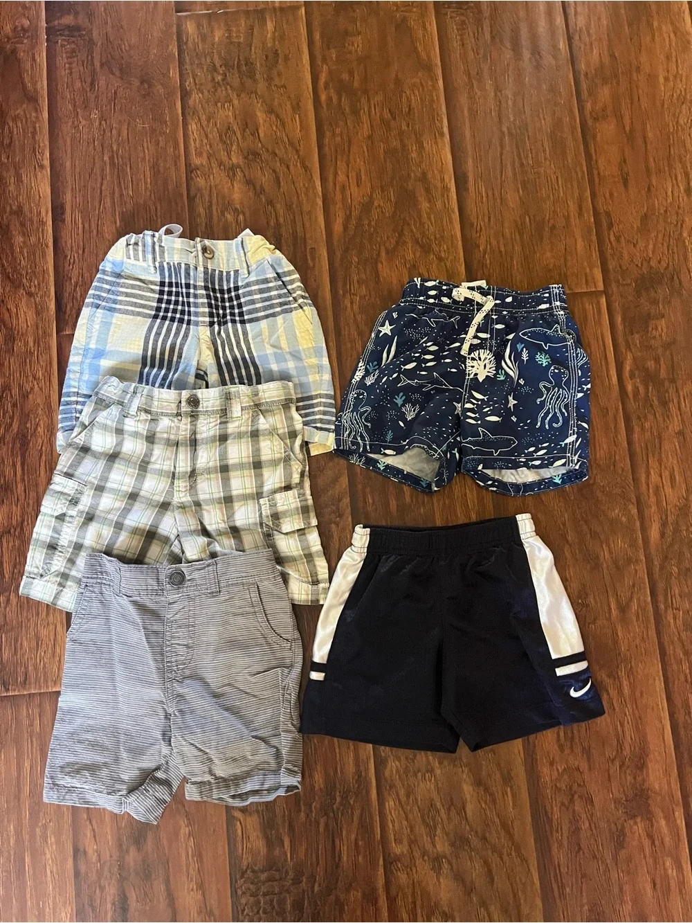 GAP Red and Black Plaid Button-Down Shirt for Kids